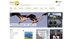 Desktop Screenshot of lesen.de